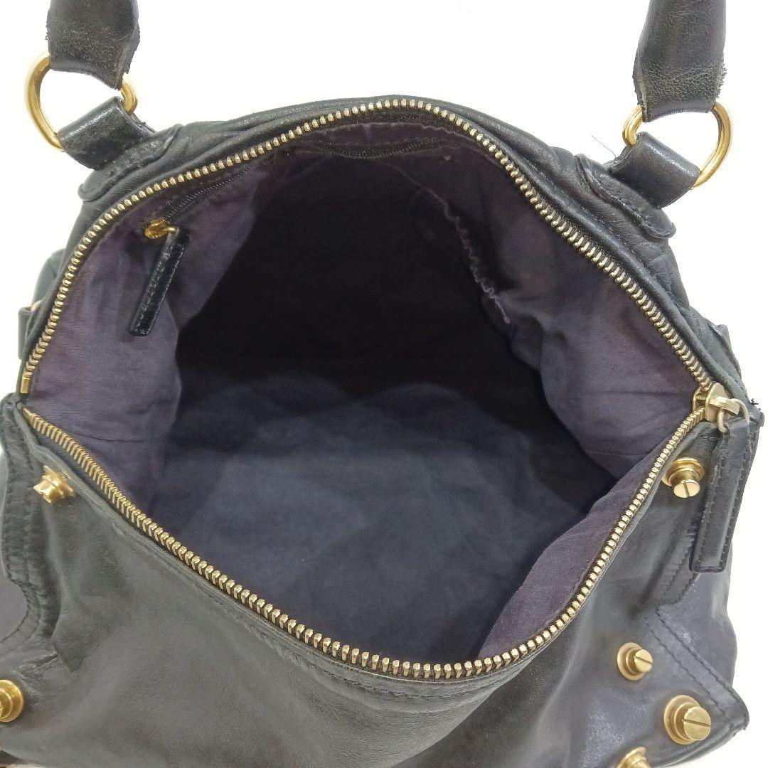 ジバンシィ パンドラ ボストンバッグ 2way ショルダー レザー A4可 黒