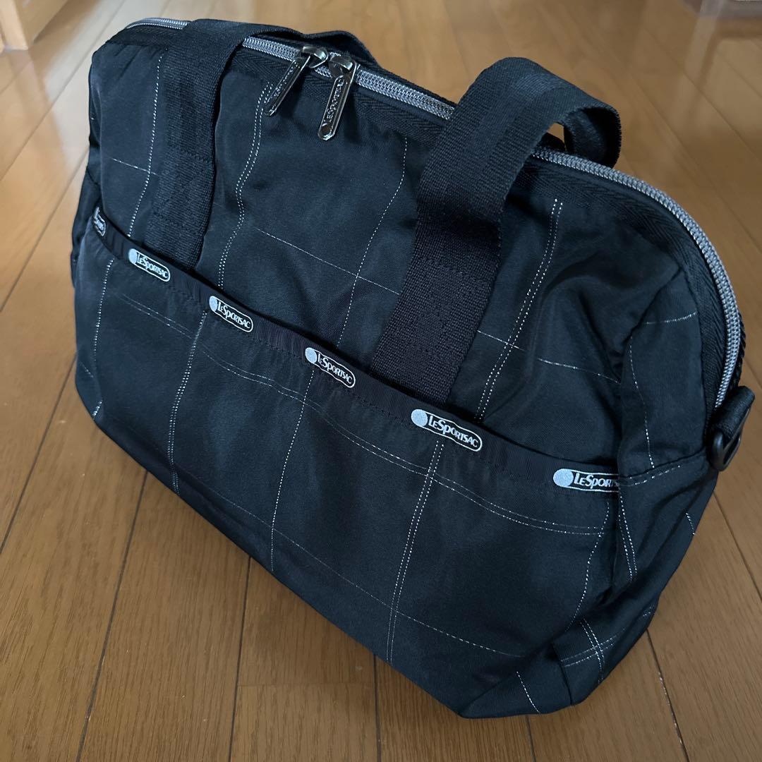 レスポートサック　ボストンバッグ　ショルダーバッグ　黒　未使用　完売品　レスポ