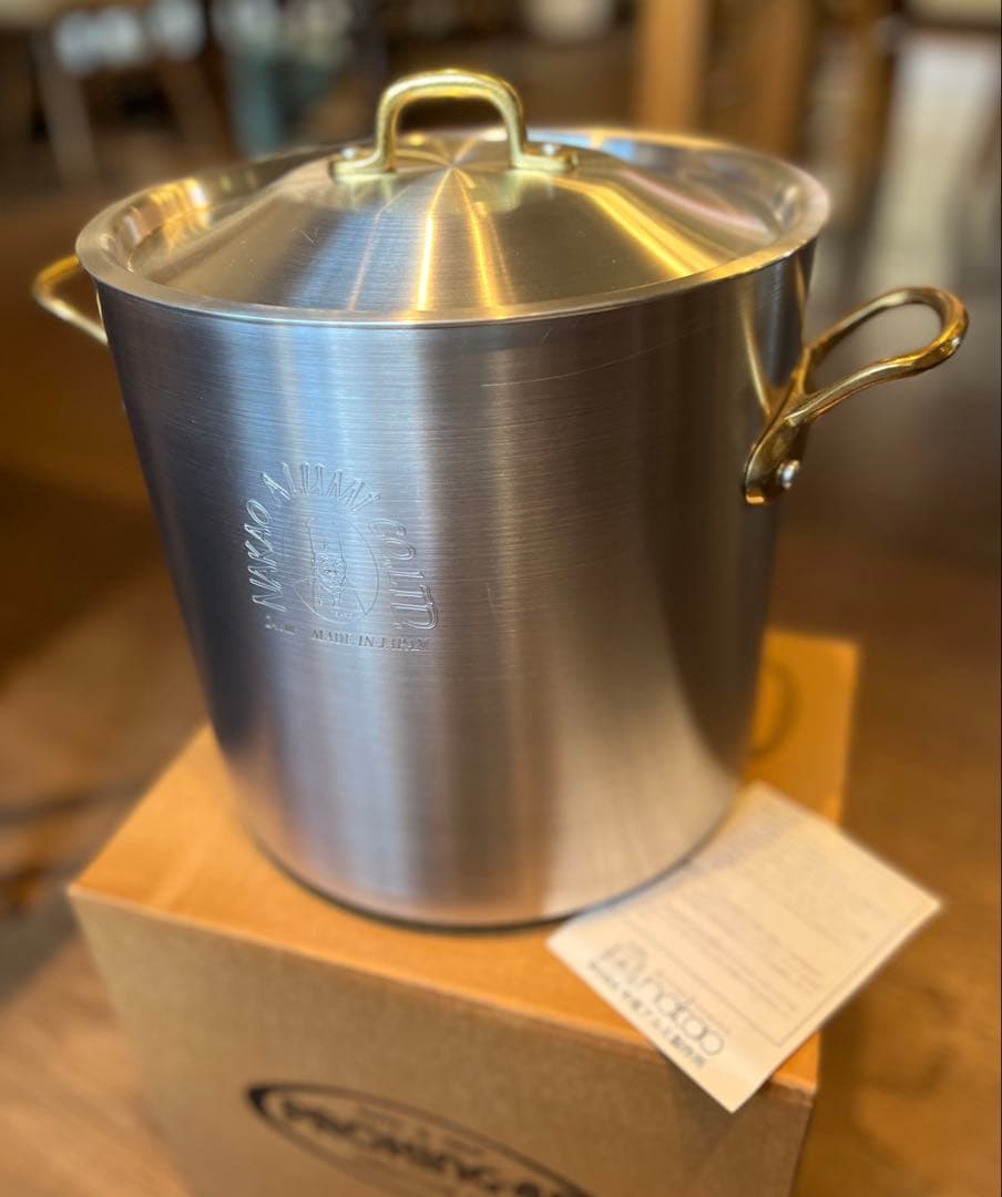 ◼️中尾アルミ製作所◼️ プロキング40 業務用アルミ鍋　ガス専用