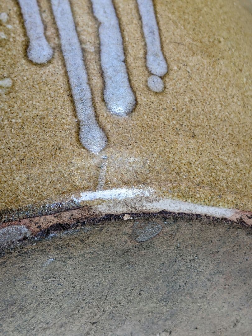 ♦唐津焼 黃唐津壺 江戸時代幕末〜 明治時代初期 水指 置物飾り 古美術骨董品