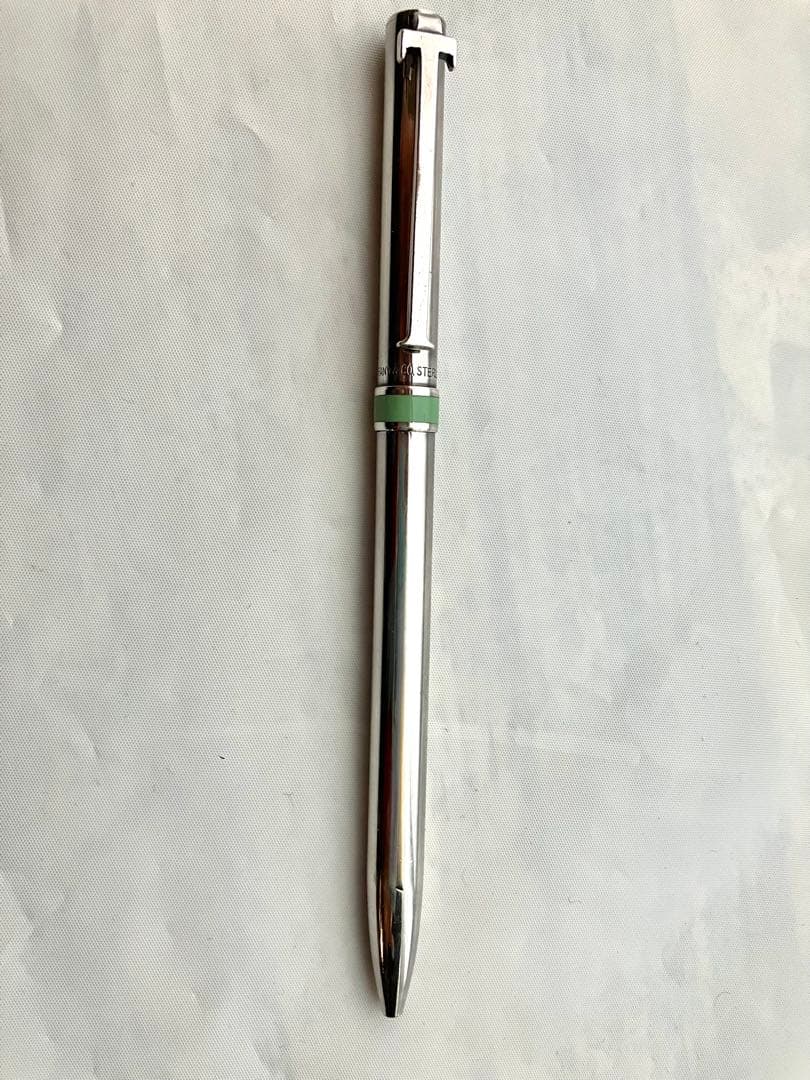 Tiffany Tボールペン シルバー クリップ付き