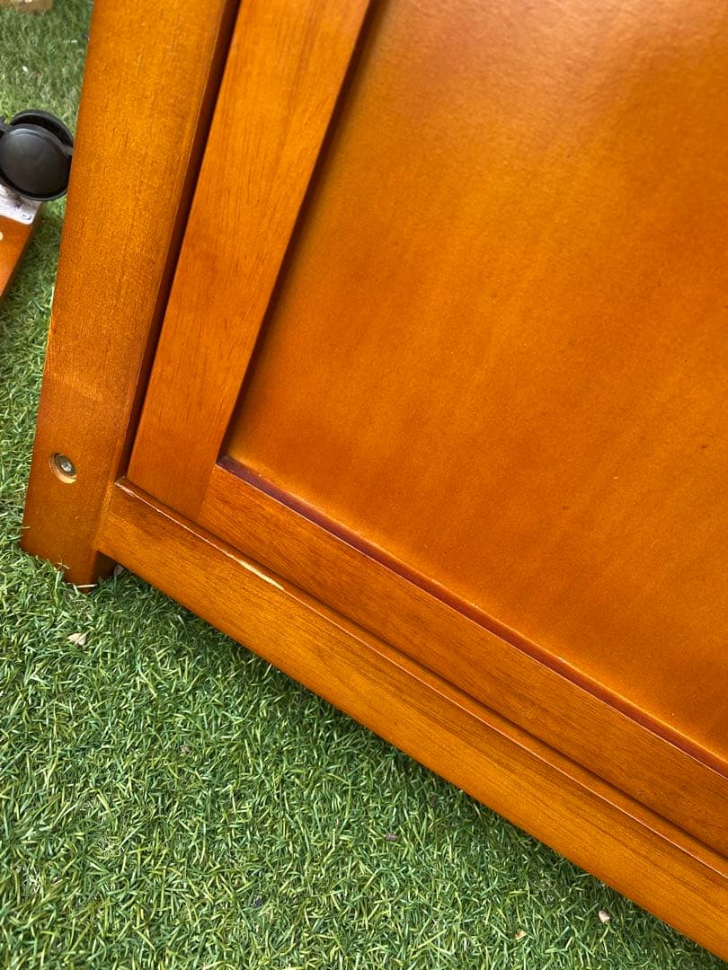 両バタ　キッチンカウンター　バタフライワゴン木製キッチンワゴン 折りたたみ式