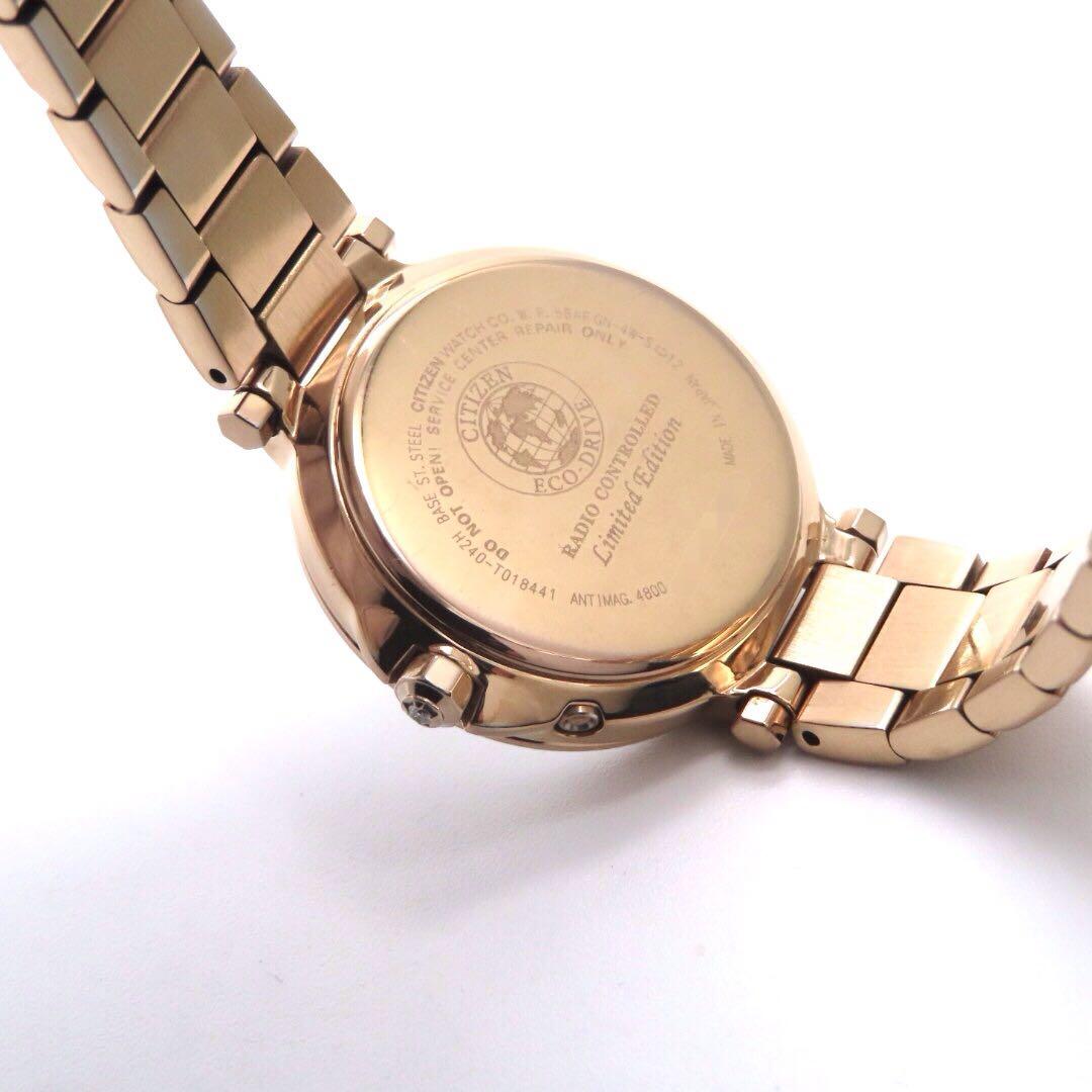 美品 EC1012 51W クロスシー 電波ソーラー シチズン 時計 ダイヤ