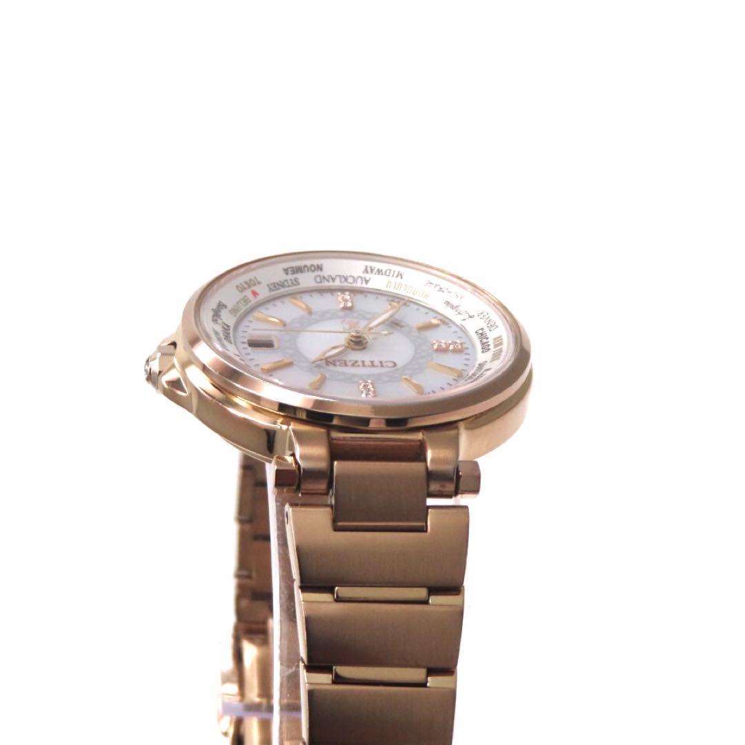 美品 EC1012 51W クロスシー 電波ソーラー シチズン 時計 ダイヤ