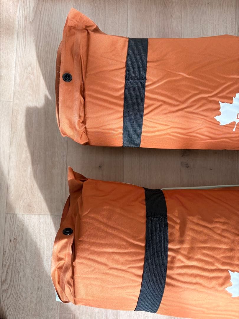 極美品‼️LOGOS ロゴス　55セルフインフレートマット　ソロ2個