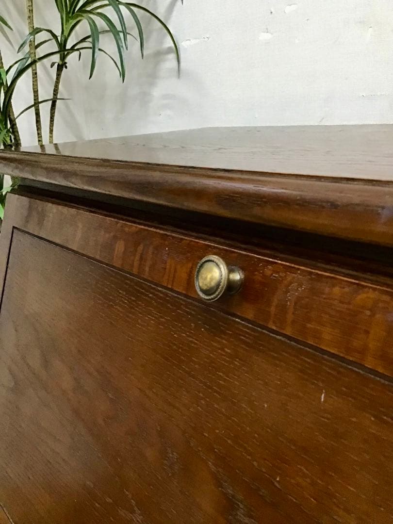 管988☆越後民芸☆和モダン☆ライティングビューロー☆文机☆