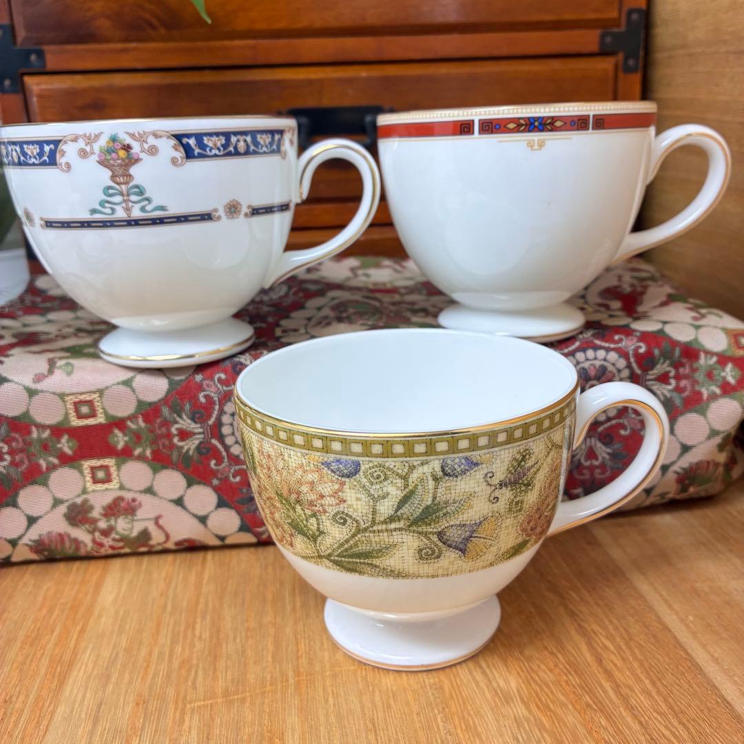 ウエッジウッド　リー　C＆Sコーヒーカップ　フローラルタペストリー6客