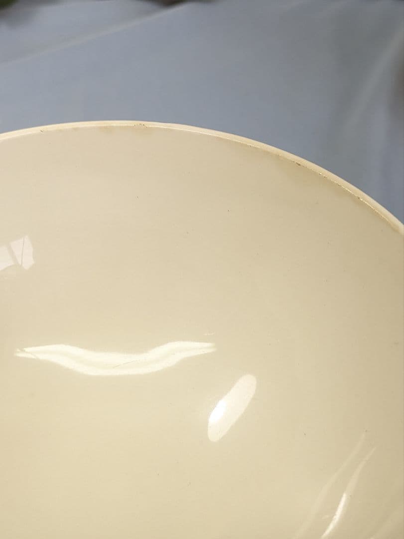 フランス アンティーク Luneville カフェオレボウル 直径15cm ペア