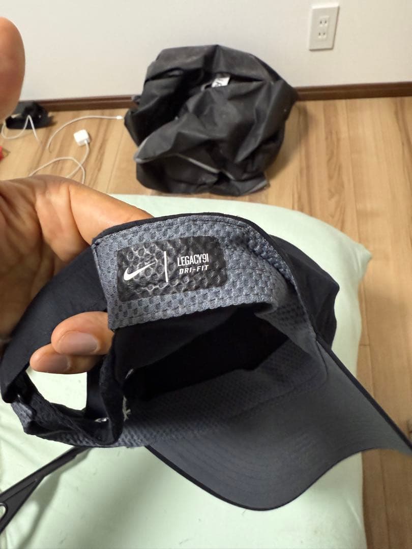 ‼️レア‼️Nike RFキャップ FEDERER刺繍付き　ブラック　フェデラー