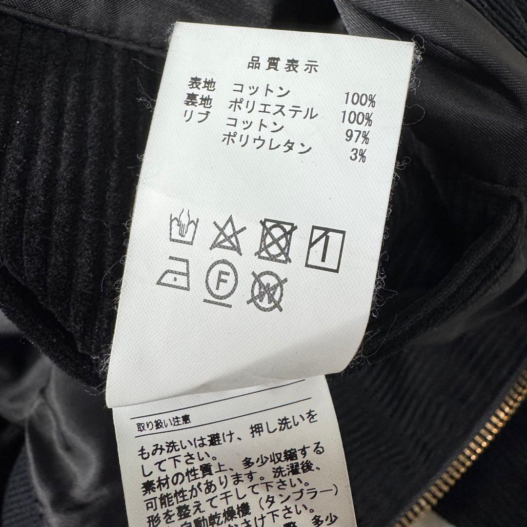 ディセンダント HOFFMANCORDUROY JACKET 20AW 黒 3
