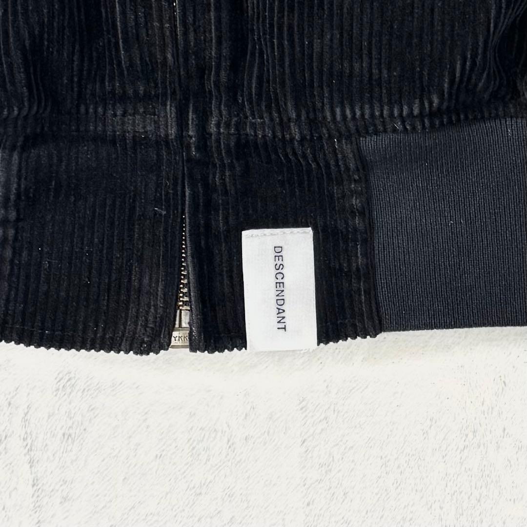 ディセンダント HOFFMANCORDUROY JACKET 20AW 黒 3