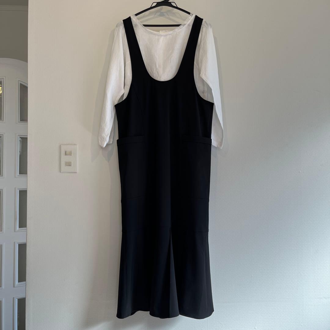 ナゴンスタンス ワンピース（ジャンパースカート ）両サイドポケット付　S