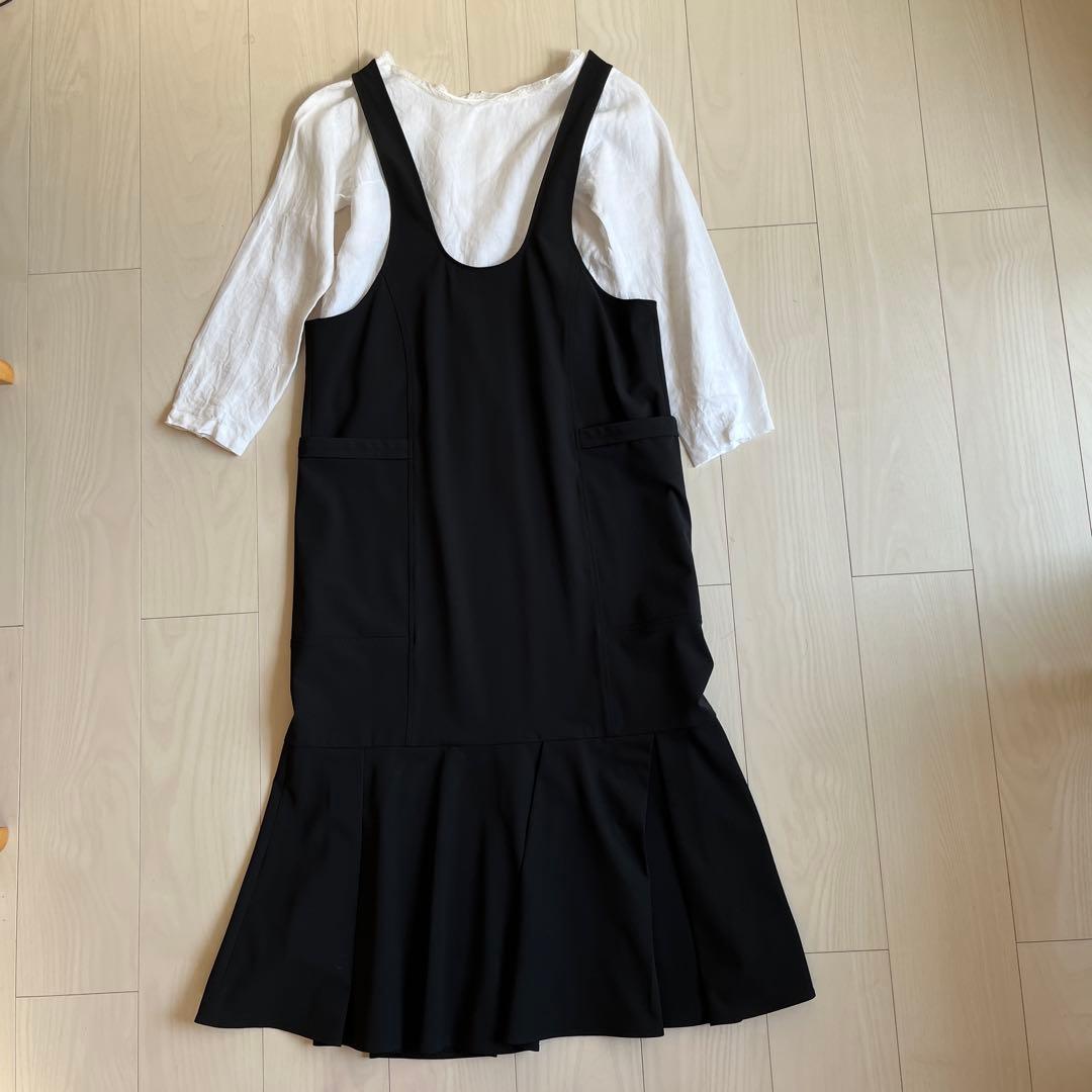 ナゴンスタンス ワンピース（ジャンパースカート ）両サイドポケット付　S