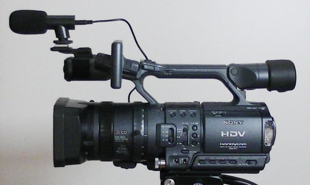 稲*一様 【ジャンク】SONY HDR-FX1 ハンディカム　外部マイク付