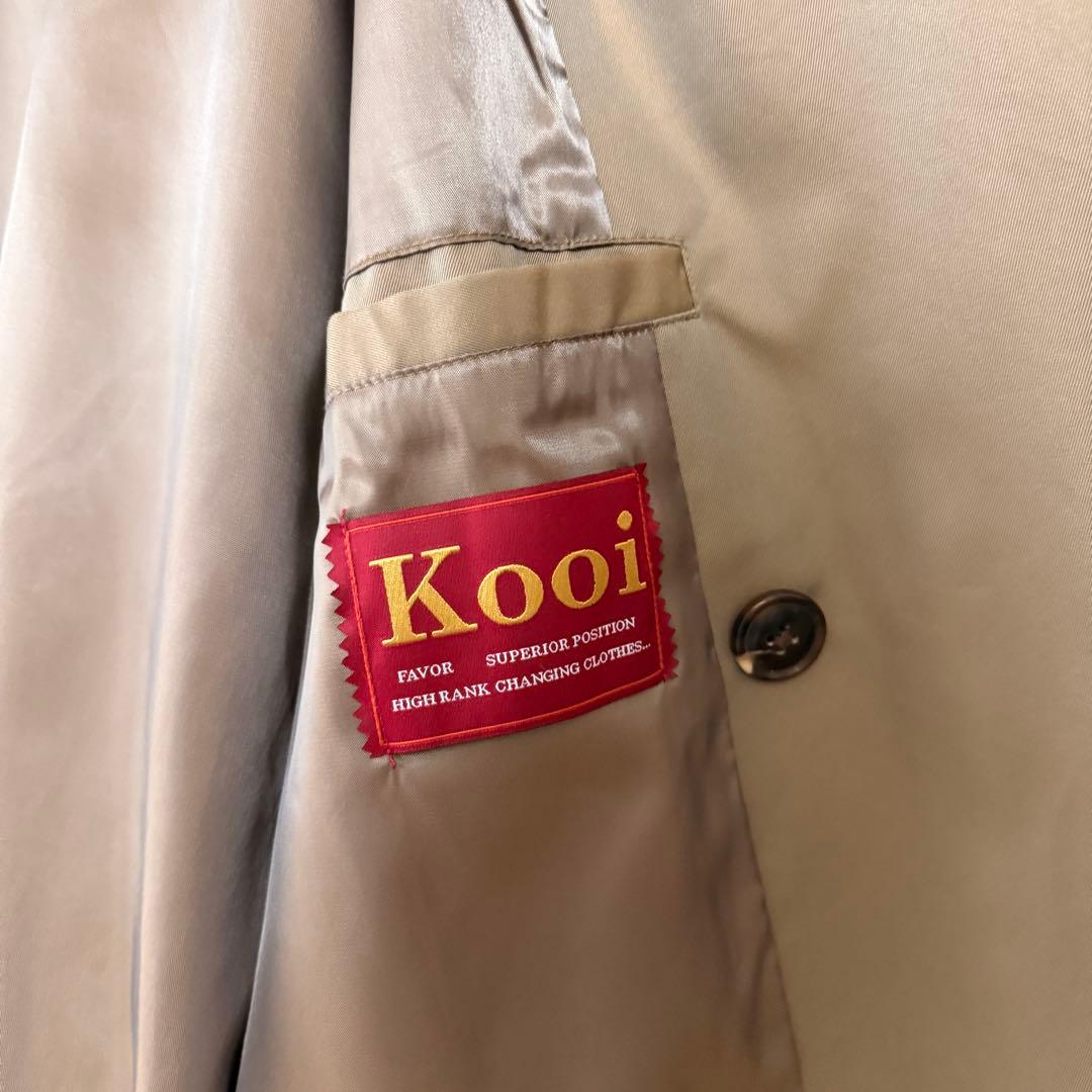 美品✨KOOI コーイ 3way レイヤードトレンチコート ジレ ジャケット