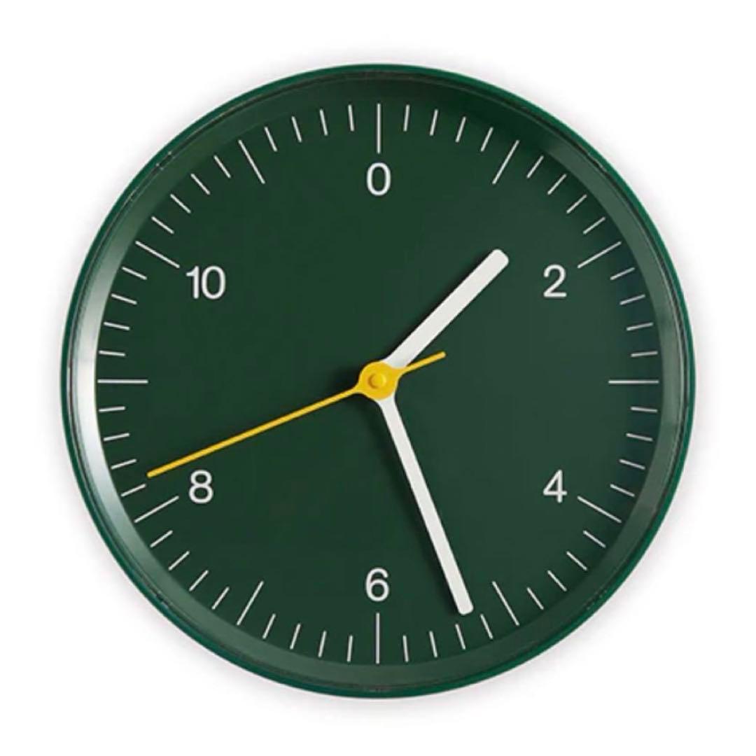 【新品未使用】ジャスパー・モリソン 掛時計 壁時計 ダークグリーン HAY