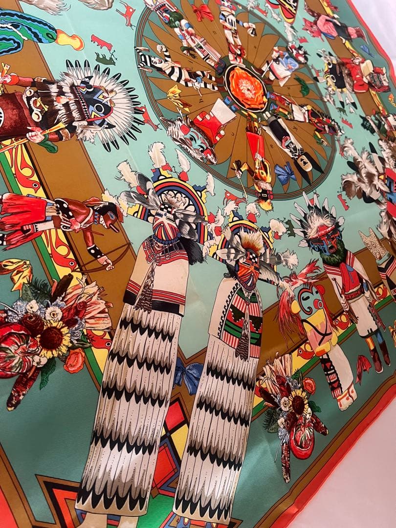 HERMES スカーフ♢カレ90