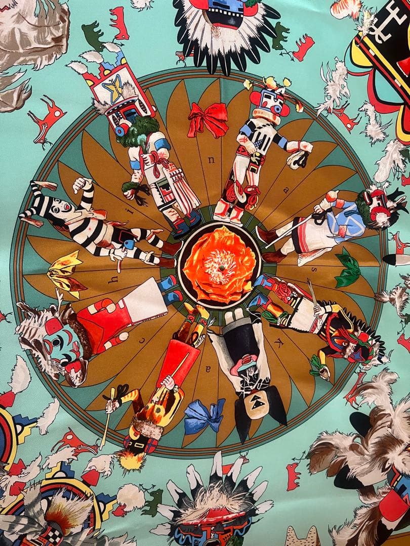 HERMES スカーフ♢カレ90