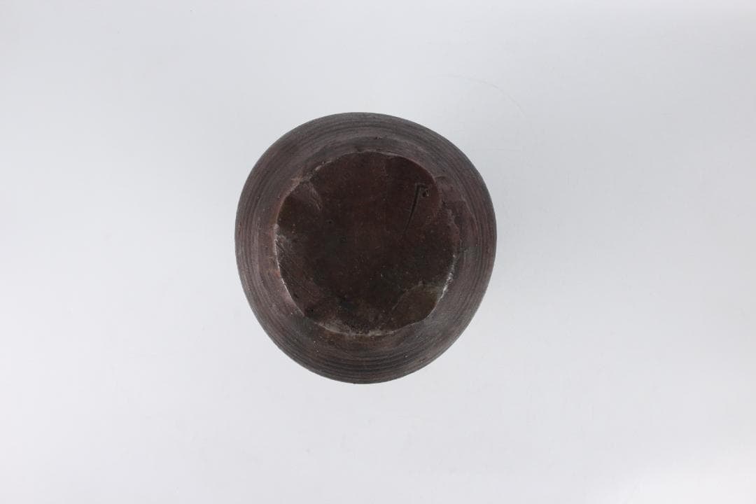 備前焼 人物細工徳利 酒器 花器 飾り壺　花器　焼印あり　銘有り　ED11-30