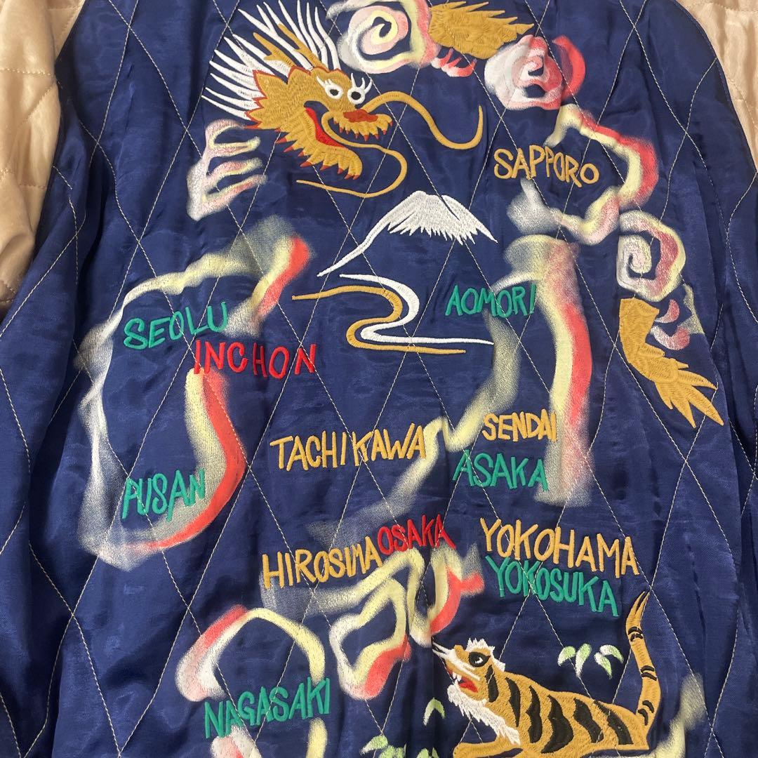 美品激レアHOUSTONキルティングスカジャン