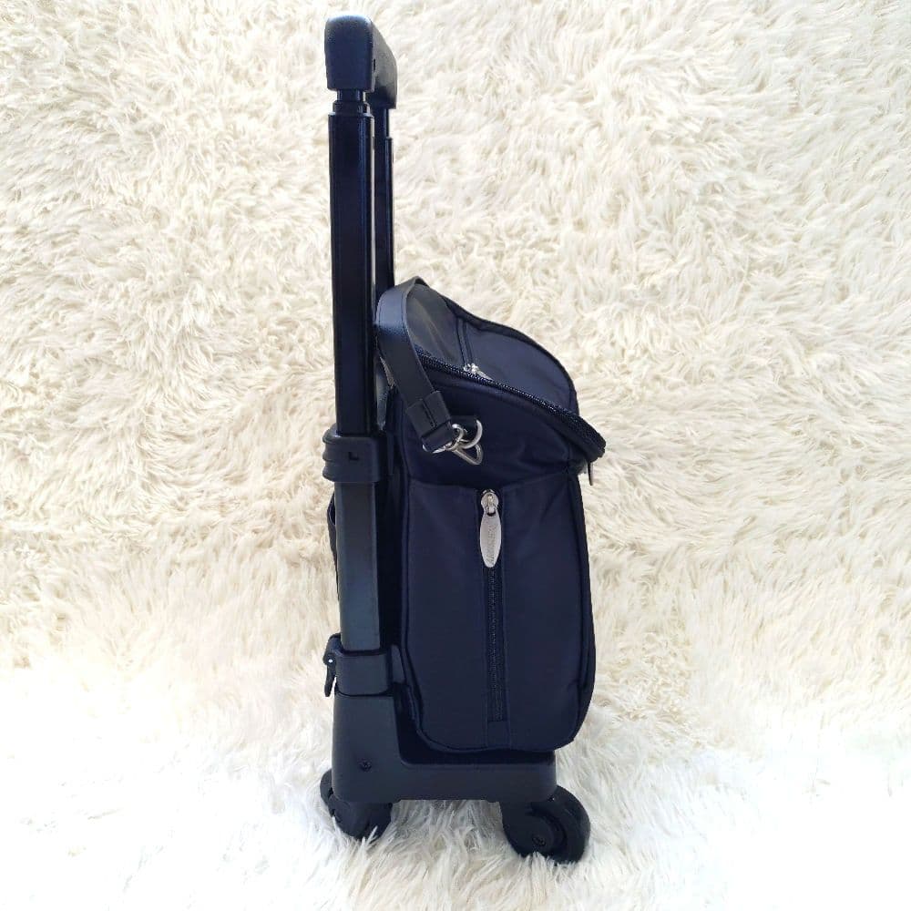【美品】SWANY スワニー　4輪 キャリーバッグ　2way　ダークネイビー
