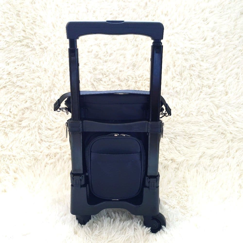 【美品】SWANY スワニー　4輪 キャリーバッグ　2way　ダークネイビー