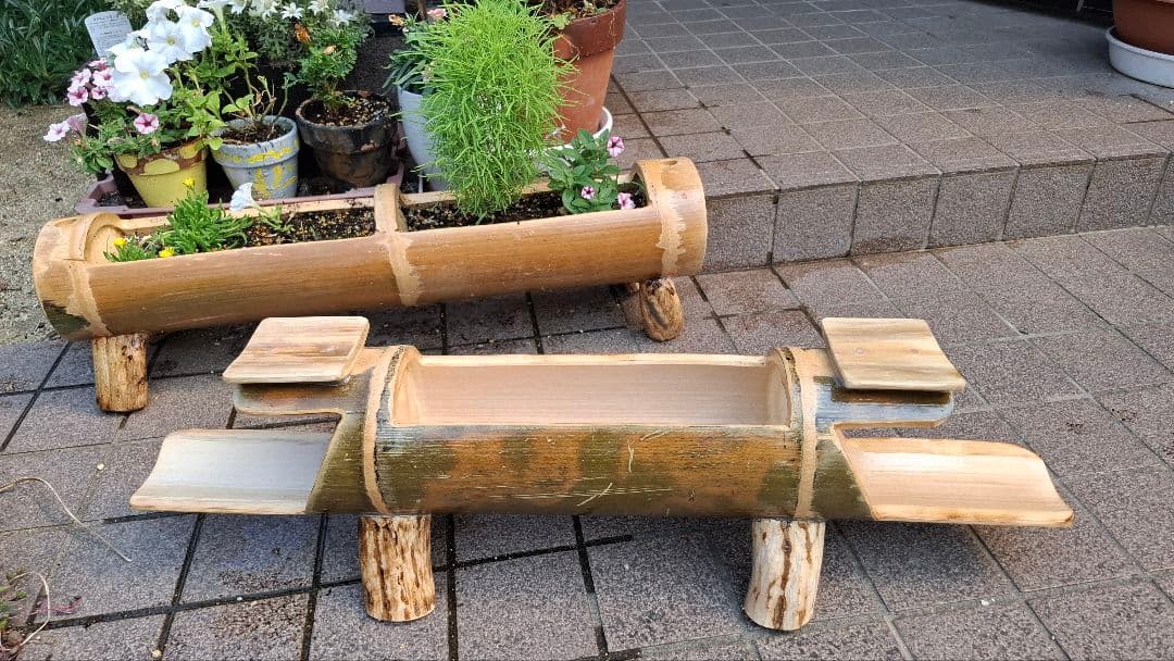 竹製プランターボックス