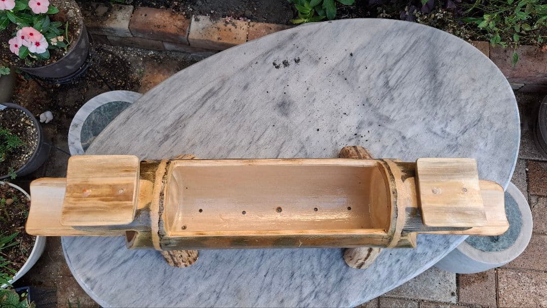 竹製プランターボックス