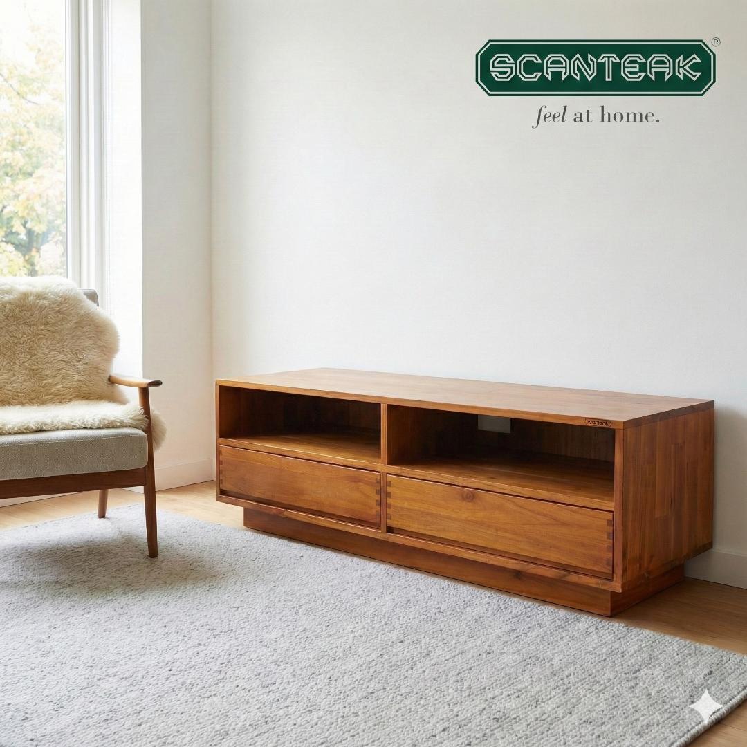 SCANTEAK スキャンティーク チーク無垢材 テレビボード