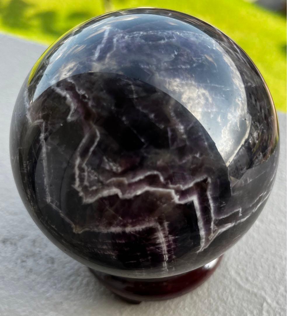 【hhkkさん取置】アメジスト丸玉 ウルグアイ産 9cm 982gスフィア天然石