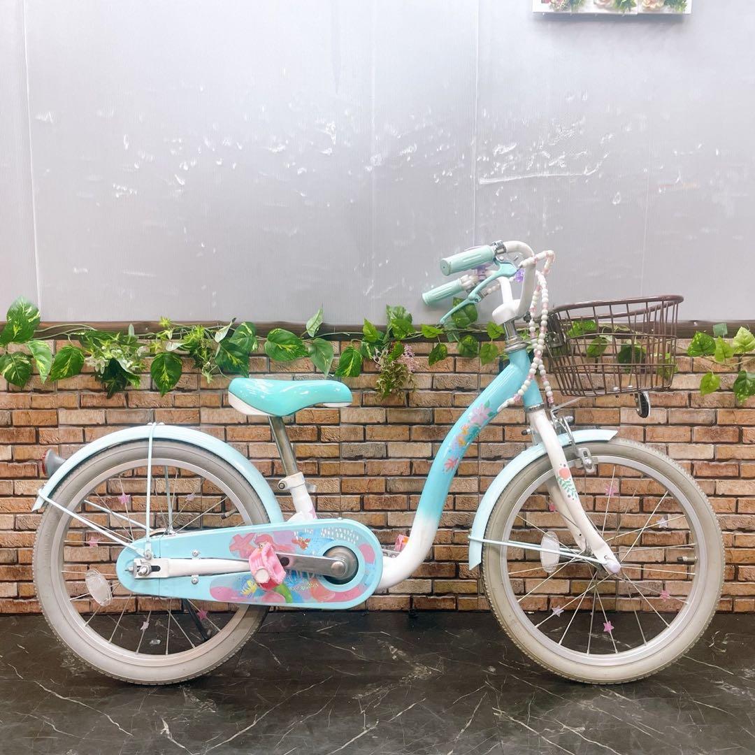 【54】子供用自転車 子供車 ariel グリーン 18インチ シングル