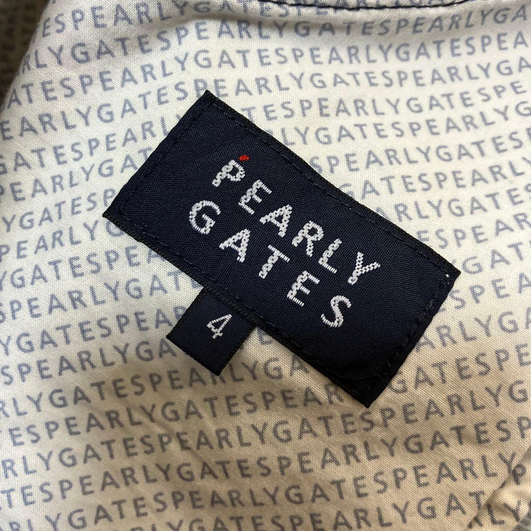 PEARLY GATES パーリーゲイツ　パンツ　総柄　ネイビー サイズ4