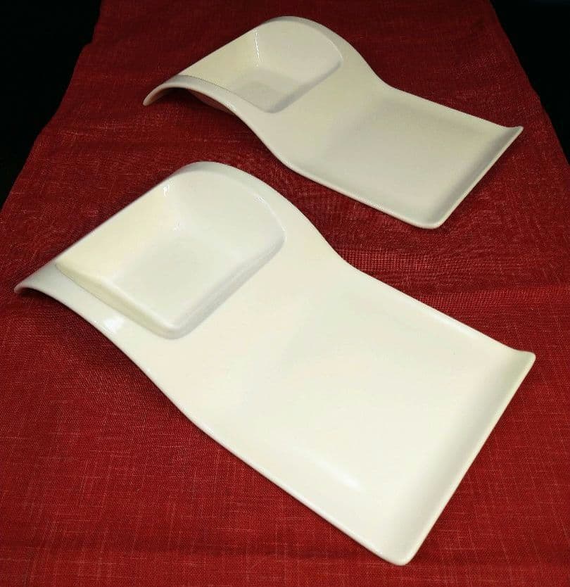 ♥ホテル・レストラン演出♥２ステージデザイン長皿♥最終値下げ１２皿♥バラ売り可能