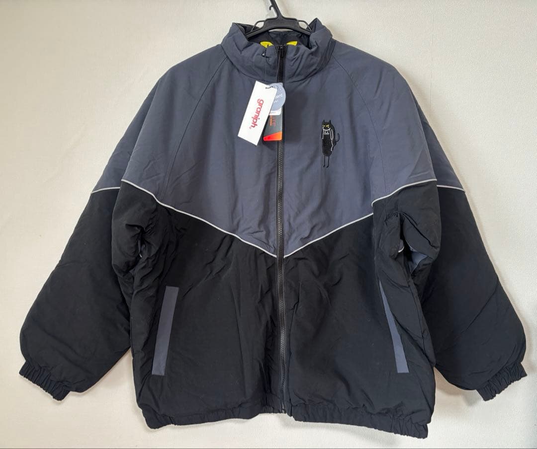 グラニフ ネコカブリ ビューティフルシャドー リバーシブルブルゾン