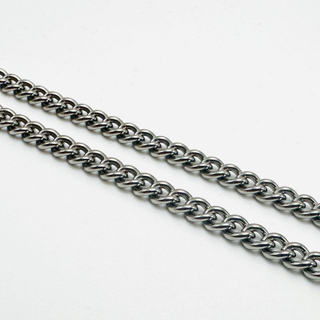 phiten ファイテン　チタン　ネックレス　シルバー　喜平　袋付き