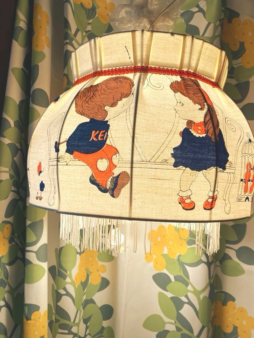 昭和レトロ レトロポップ ペンダントライト 照明 ファンシー シェード 未使用
