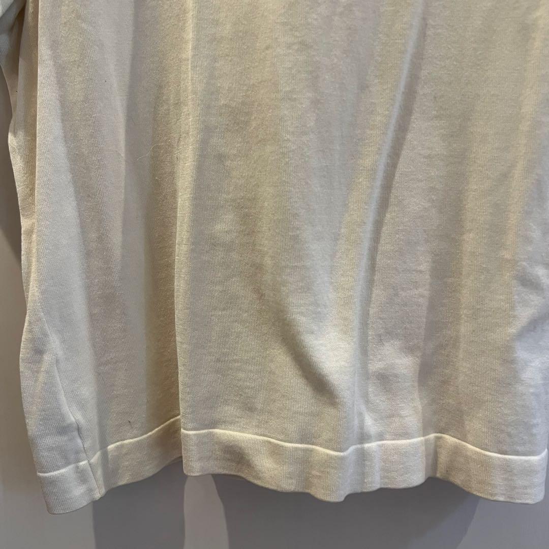 CHANEL シャネル　半袖カットソー　44サイズ ホワイト/ブラック