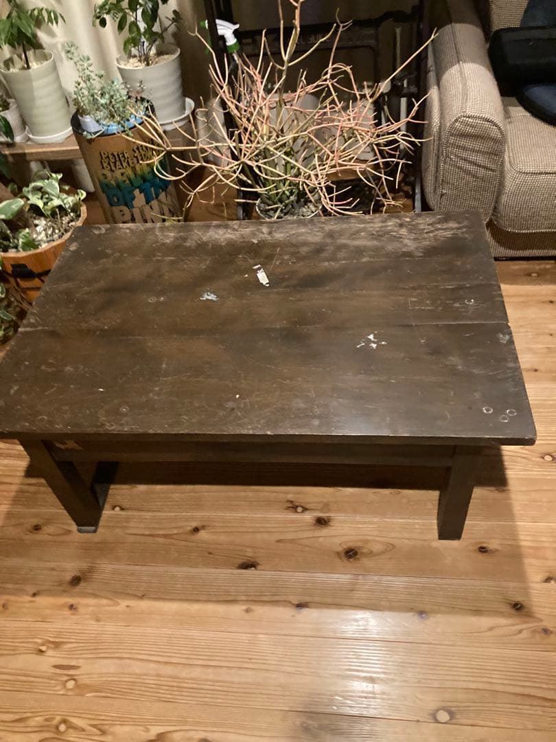 昭和レトロ　木製文机　ローテーブル　⑨