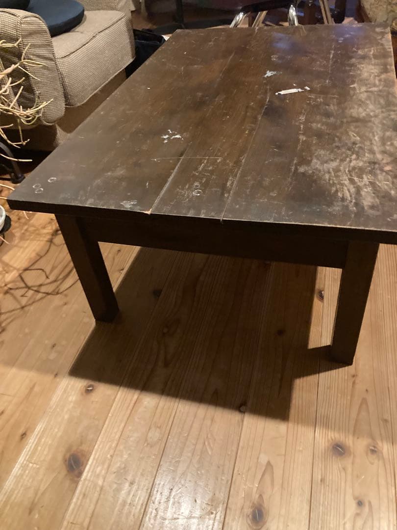 昭和レトロ　木製文机　ローテーブル　⑨