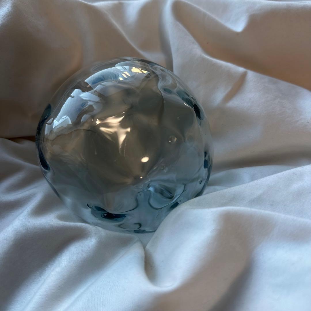 おおやみぶよ　ガラス玉　オブジェ