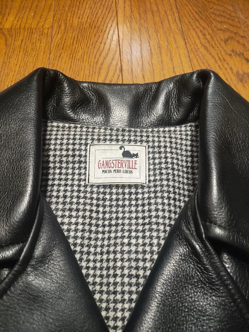 ギャングスタービルライダース グラットハンド レザージャケット ウィアード