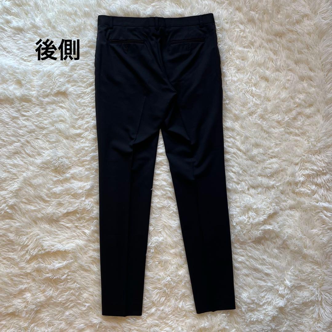 美品　グリーンレーベルリラクシング　黒　ビジネススーツ パンツスーツ上下40