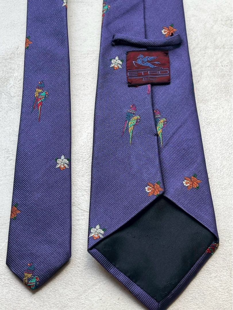 【美品】ETRO シルクネクタイ3本セット　花柄・ペイズリー柄