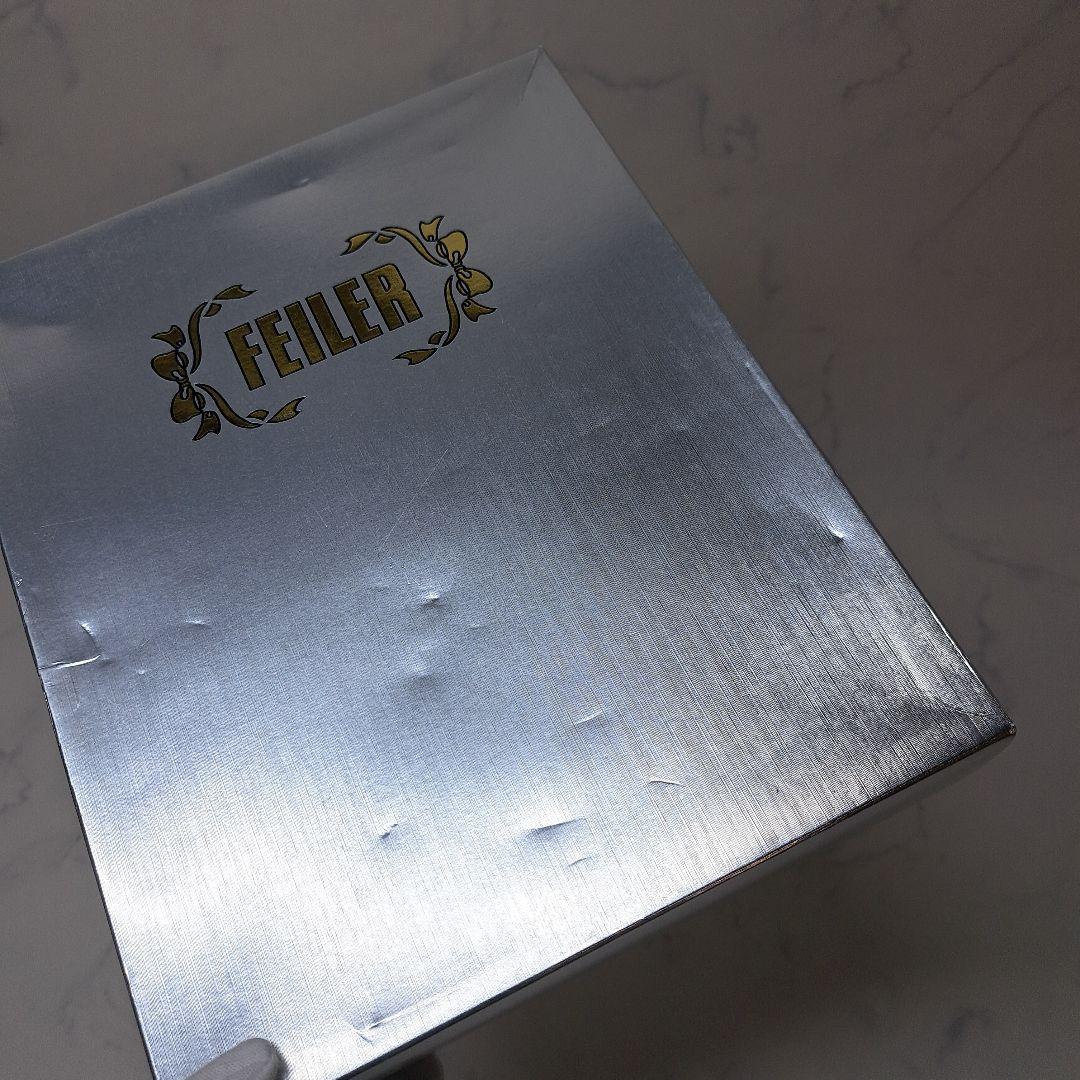 20251125　フェイラー　ブランケット　ハンカチ　2点セット　花柄　パープル