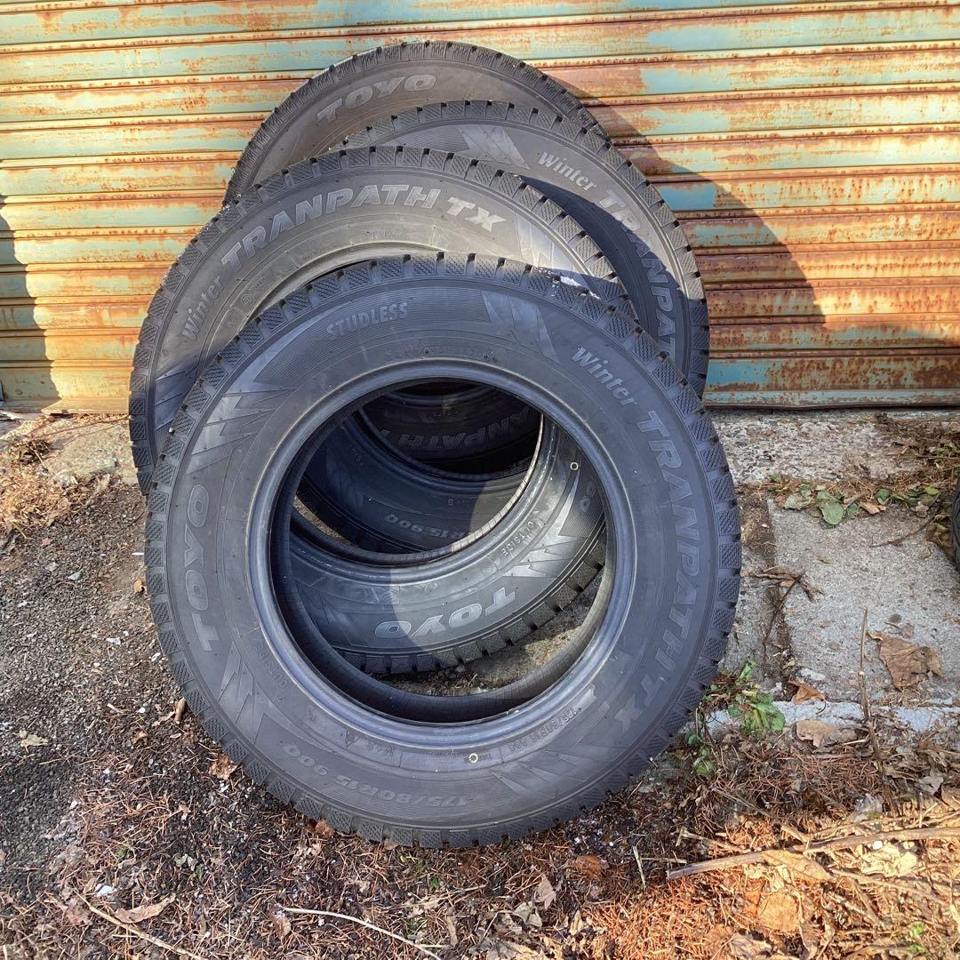 パジェロミニ用　スタッドレスタイヤ 4本の内2本全国送料込み‼️ネンです‼️