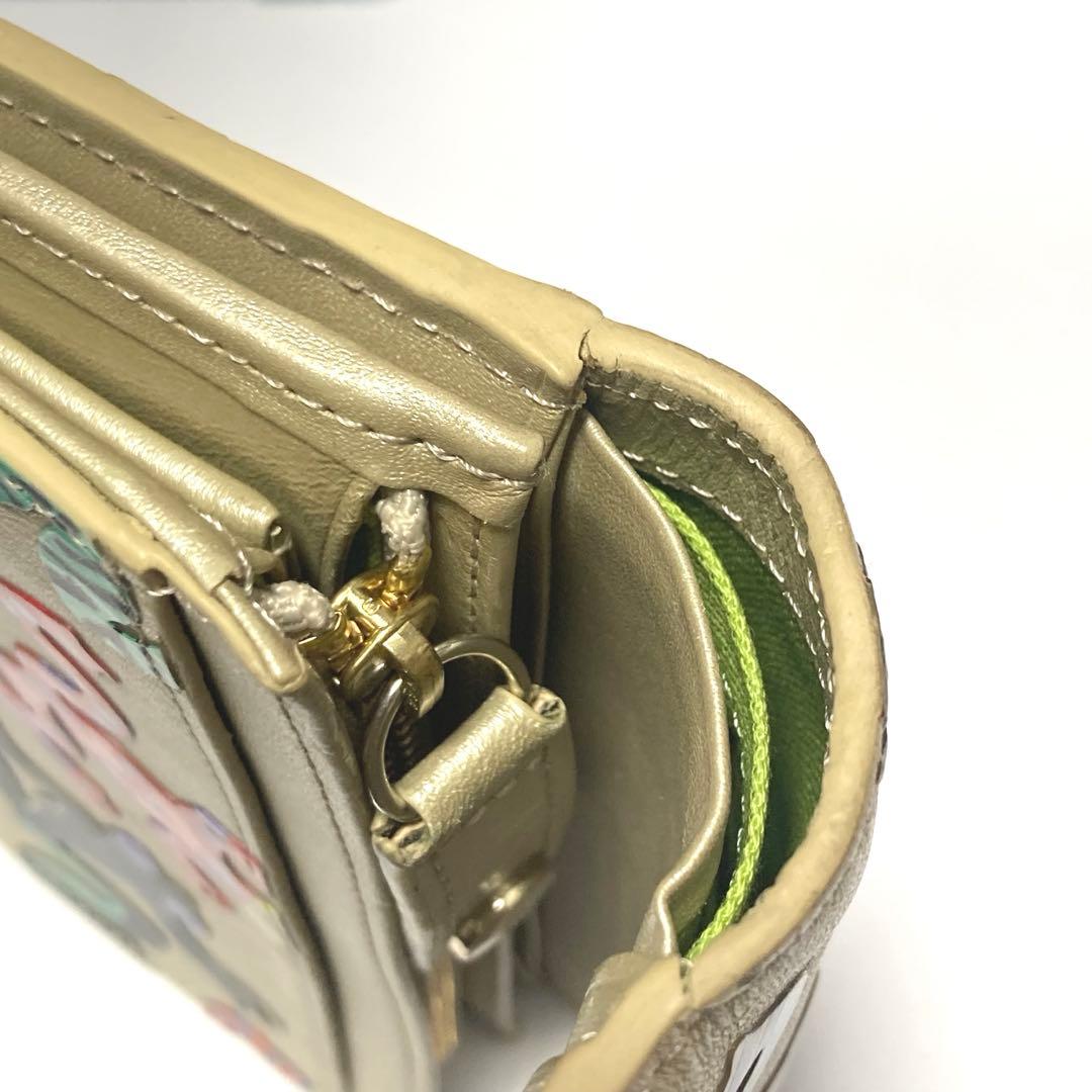 希少✦ヴィヴィアンウエストウッド 二つ折り財布 カエル FROGS ゴールド
