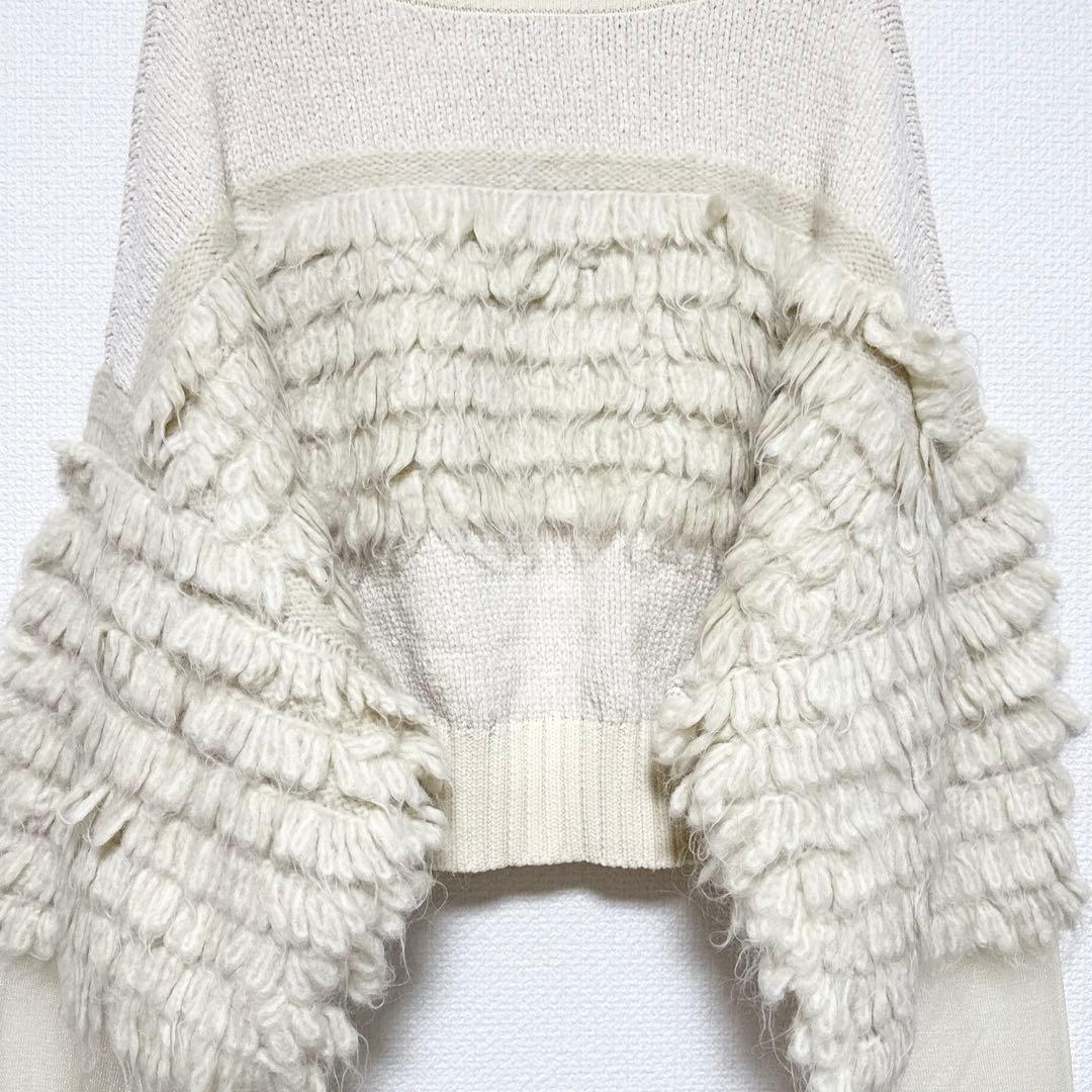 【新品タグ付き】HeRIN.CYE ヘリンドットサイ ショート丈 ニット 長袖