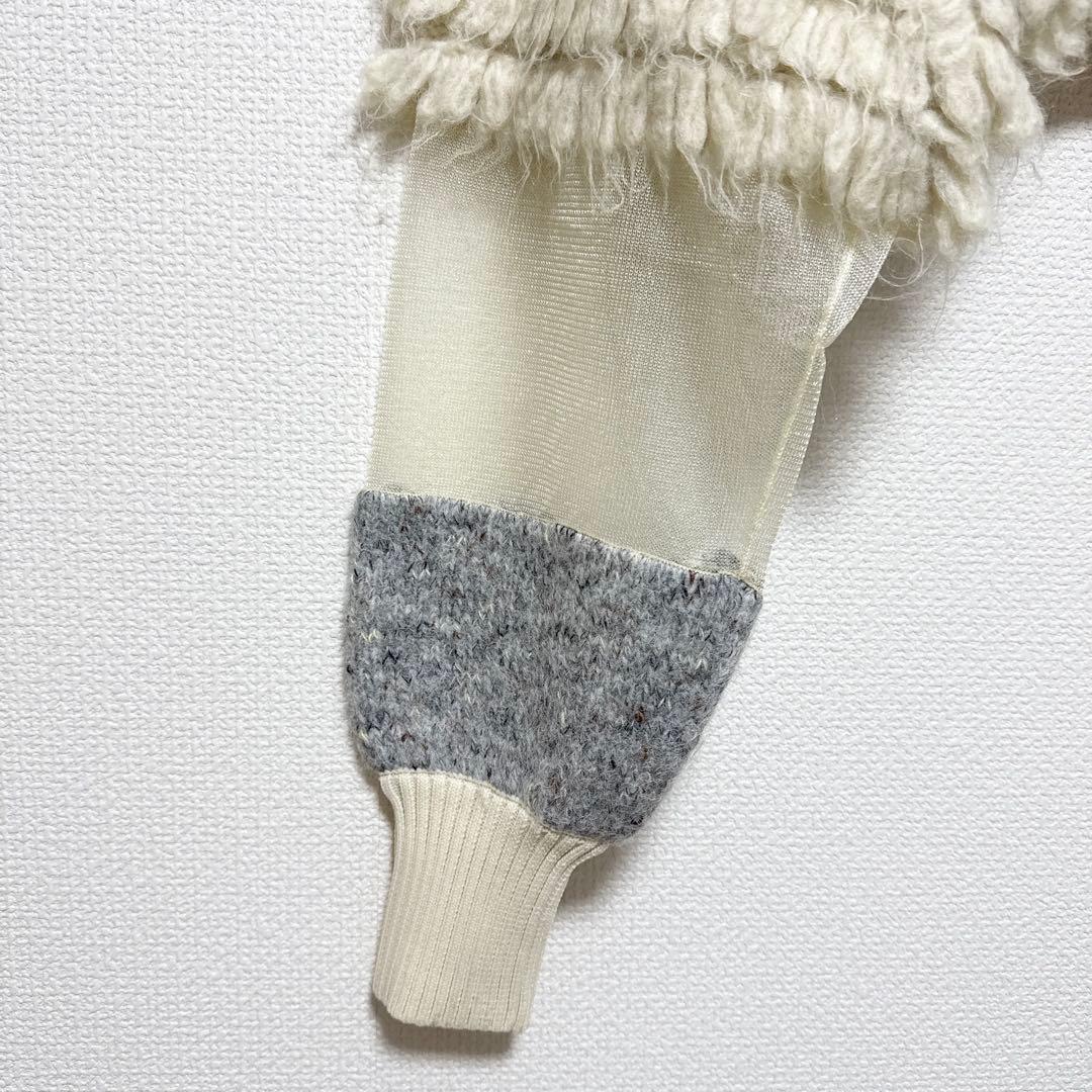 【新品タグ付き】HeRIN.CYE ヘリンドットサイ ショート丈 ニット 長袖