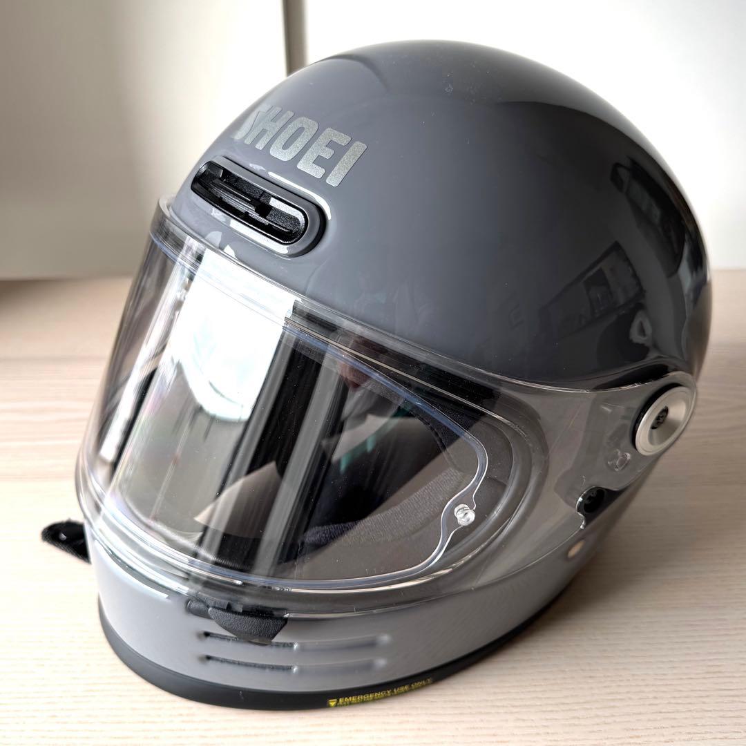 「無キズ」SHOEI グラムスター グレー　インカム付き