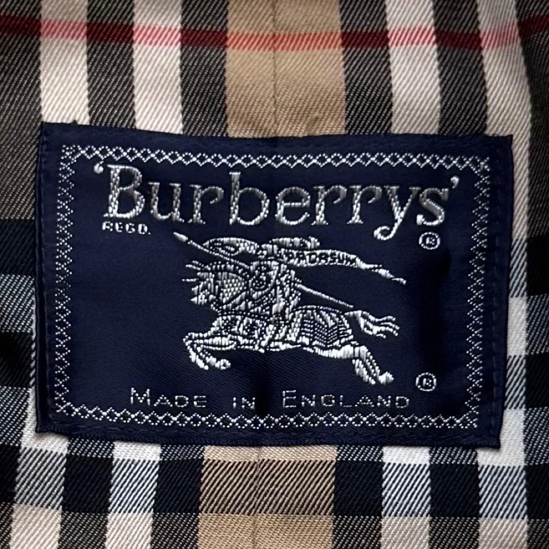 美品 着丈114 バーバリー ベルト付 トレンチコート ノバチェック ベージュ